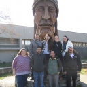 Students and Faculty at the Museum of the Cherokee Indian