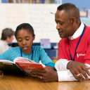 In the Foster Grandparent Program, volunteers assist children in need of academic attention by providing one-on-one classroom assistance. Photo submitted