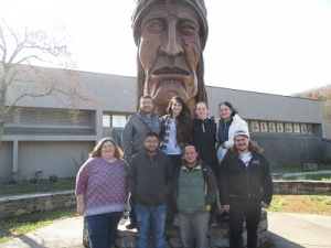 Students and Faculty at the Museum of the Cherokee Indian
